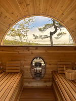 Dundalk Barrel Sauna 6' - Knotty Western Red Cedar — photo 7