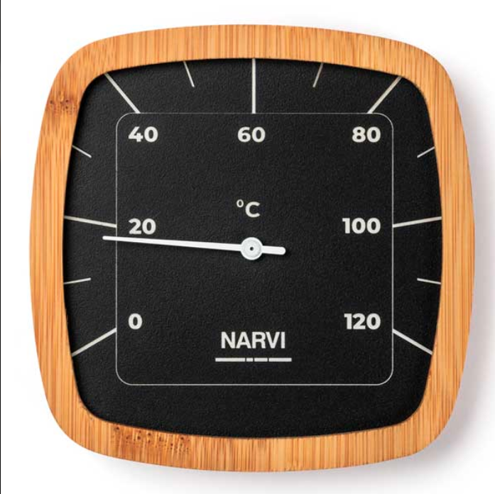 Narvi Black Thermometer - Celsius